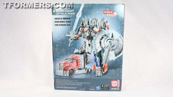 Silver Knight Optimus Prime Target Exclusive Leader Class Transformers 4 Age Of Extinction Movie Toy  (4 of 38)